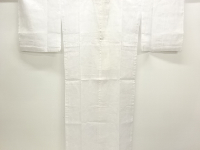 JAPANESE KIMONO / JUBAN FOR SUMMER / FLORAL PLANTS PATTERN